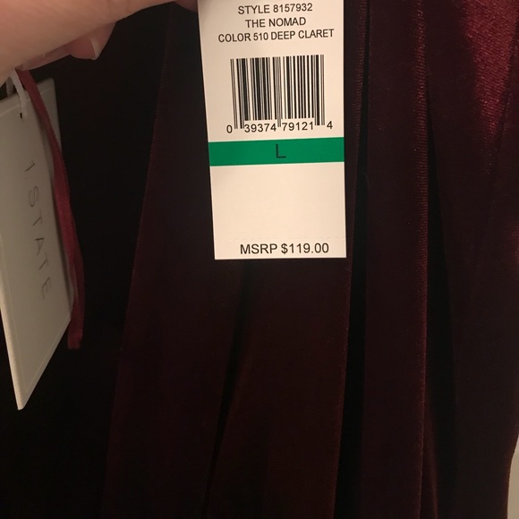 Red Velvet Jumpsuit - Picture 4 of 5